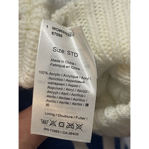 HELLY HANSEN Finland Going for Gold Hat Mittens Set Olympic Blue NEW Snow Ski - Picture 6 of 6